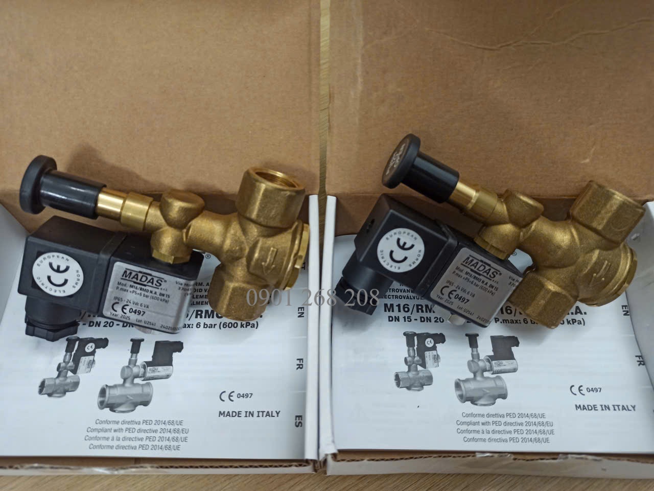 VAN ĐIỆN TỪ M16/RMO NA DN15 24VDC